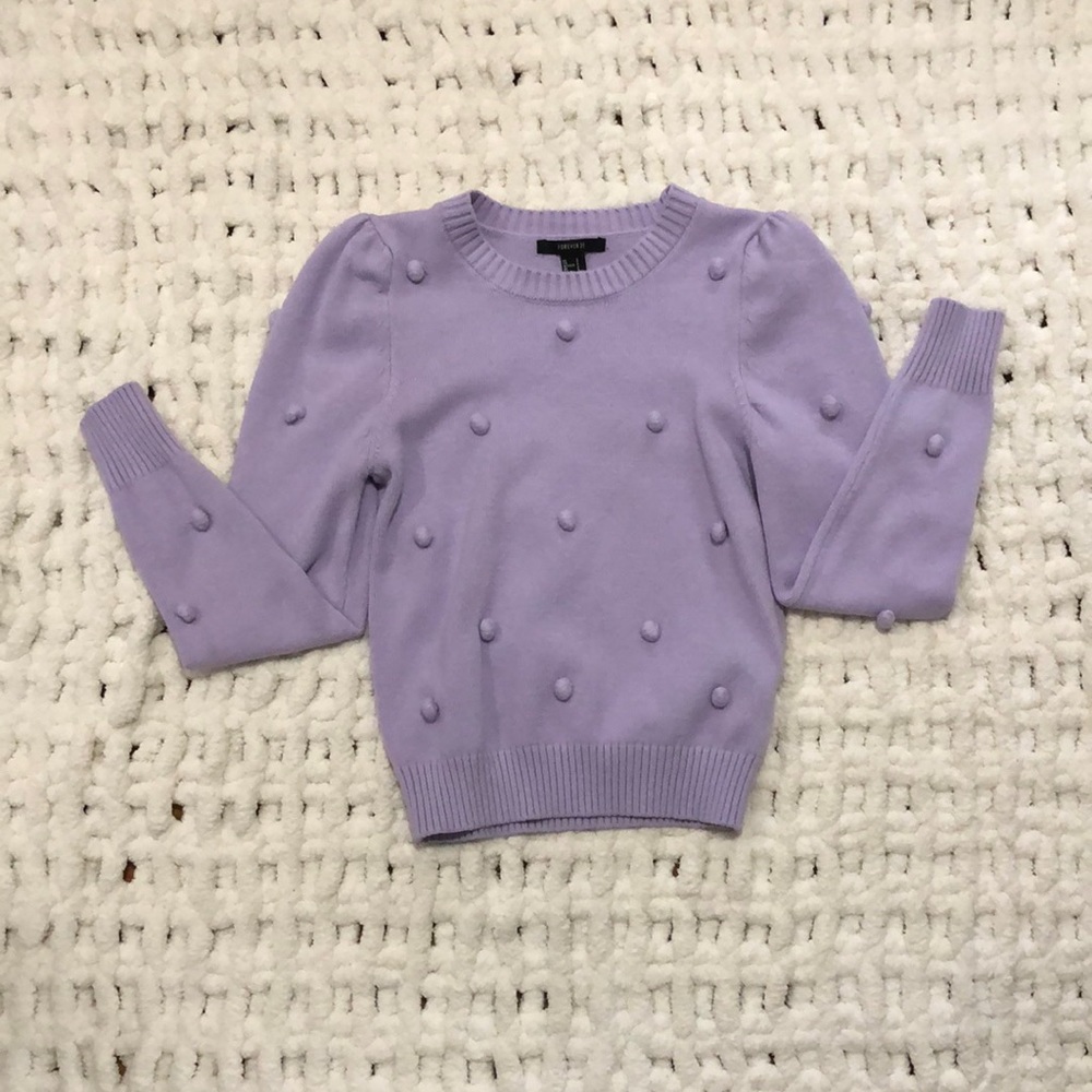 Purple sweater